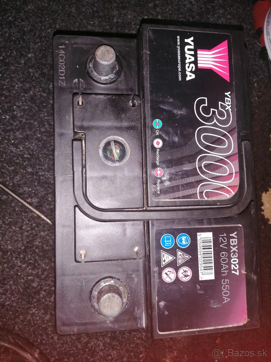 Autobatéria 12V 60Ah YUASA