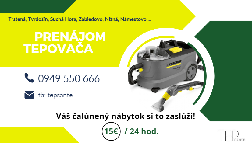 Požičiam tepovač kärcher PUZZI 10/1