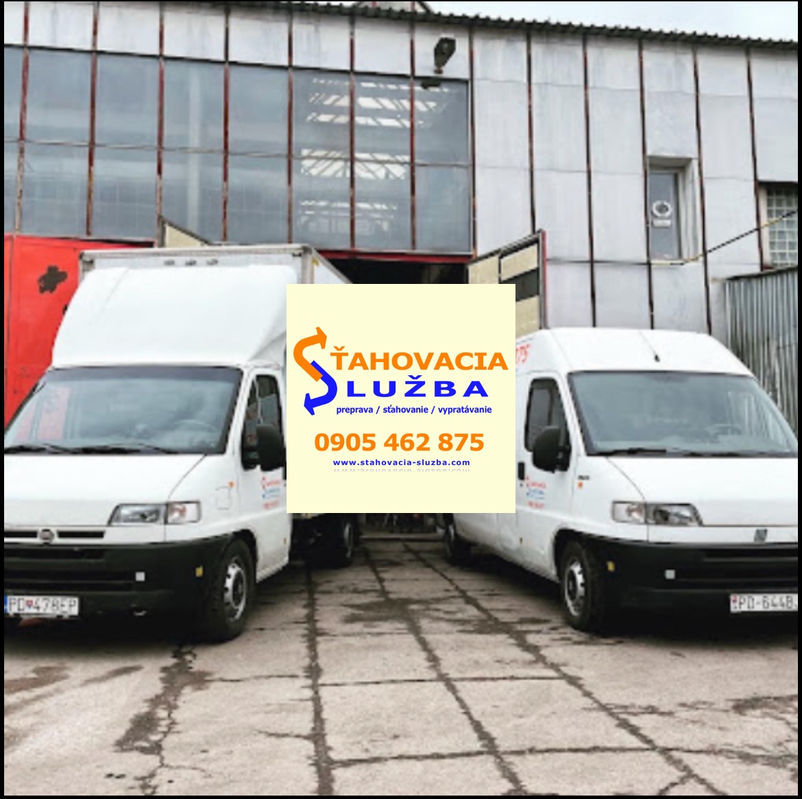 Sťahovacia Služba Prievidza ☎ 0905 462 875 Preprava
