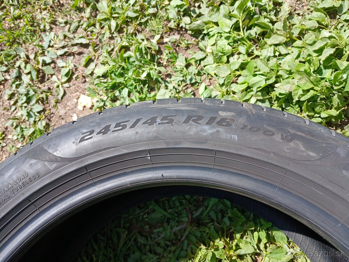 Predam letné pneumatiky 2ks245/45r18