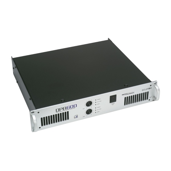 Ecler DPA 600 Zosilňovač