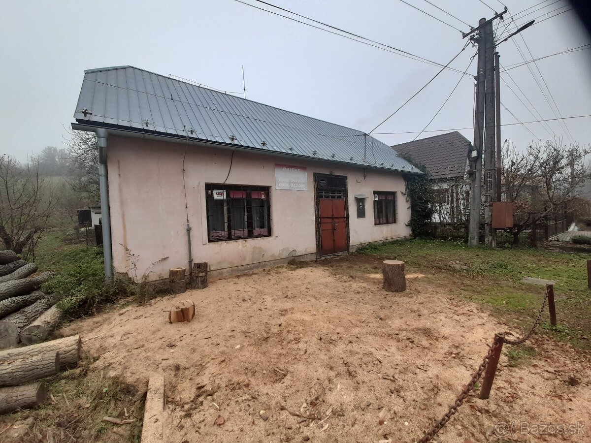 Na predaj budova obchodu a služieb – Dolné Mladonice