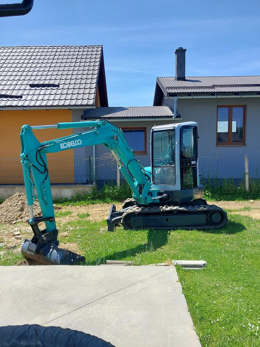 Predám bager  kobelco  SK45