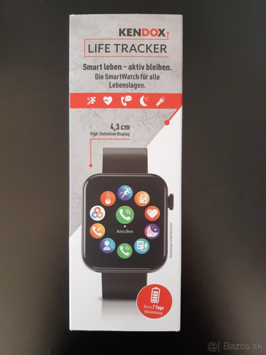Kendox Life Tracker inteligentné hodinky & fitness hodinky