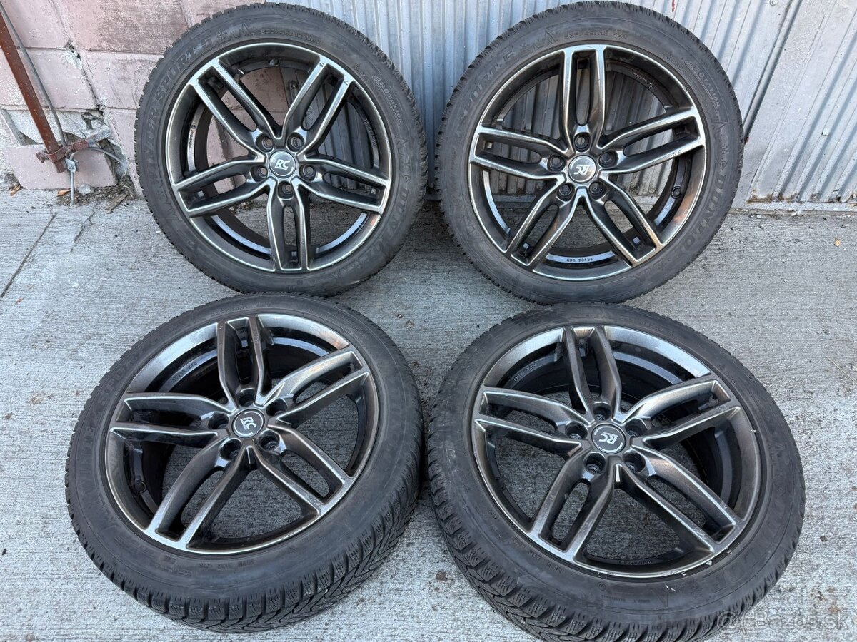 18" Elektrony 5x112 so zimnymi pneu 235/45 R18