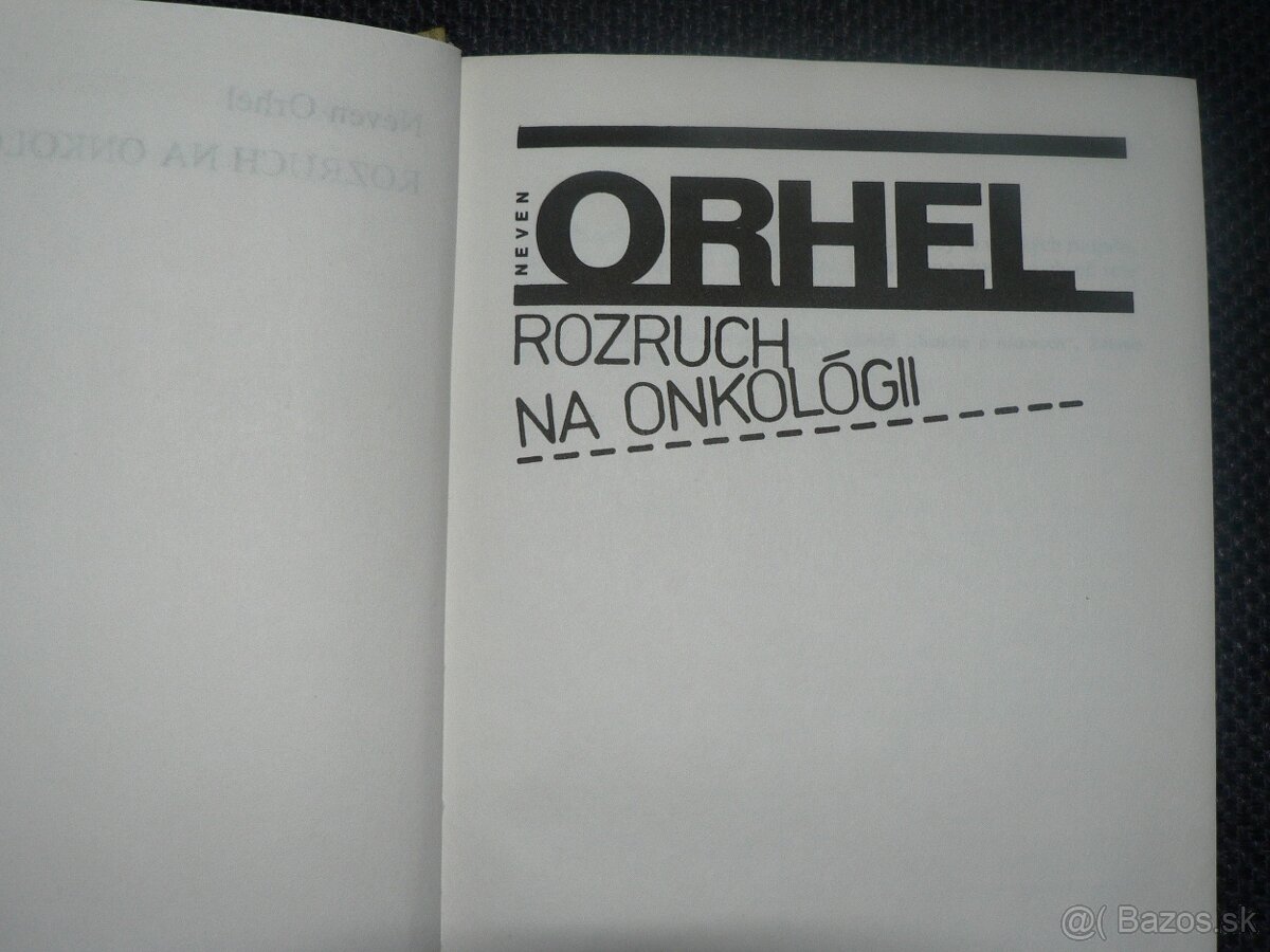 Rozruch na onkológii-Neven Orhel