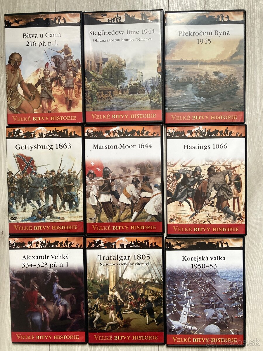 Kolekcia DVD veľké vojny histórie