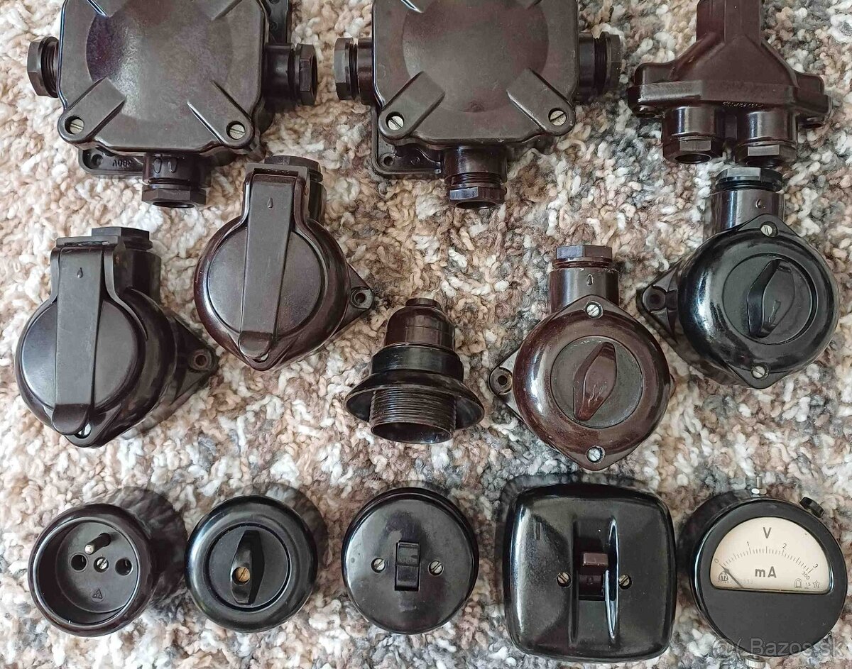 predám retro elektromateriál