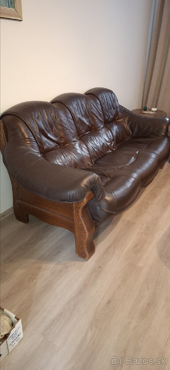 Predám koženú sedačku 2+3