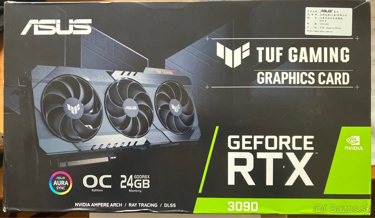 asus nvidia rtx 3090 24GB