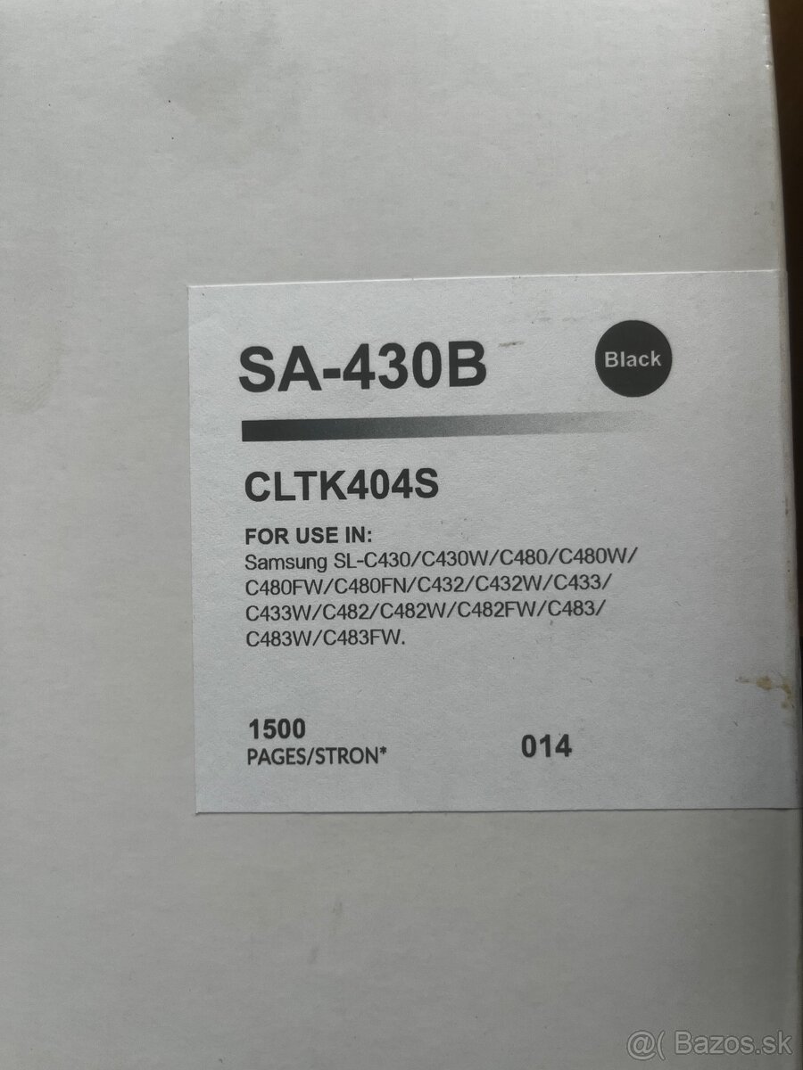 Fuser + farba čierna