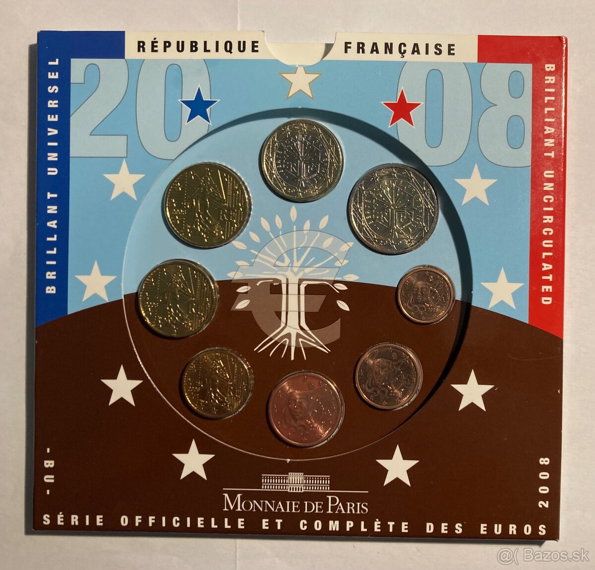 Sada mincí Francúzsko 2008 BU