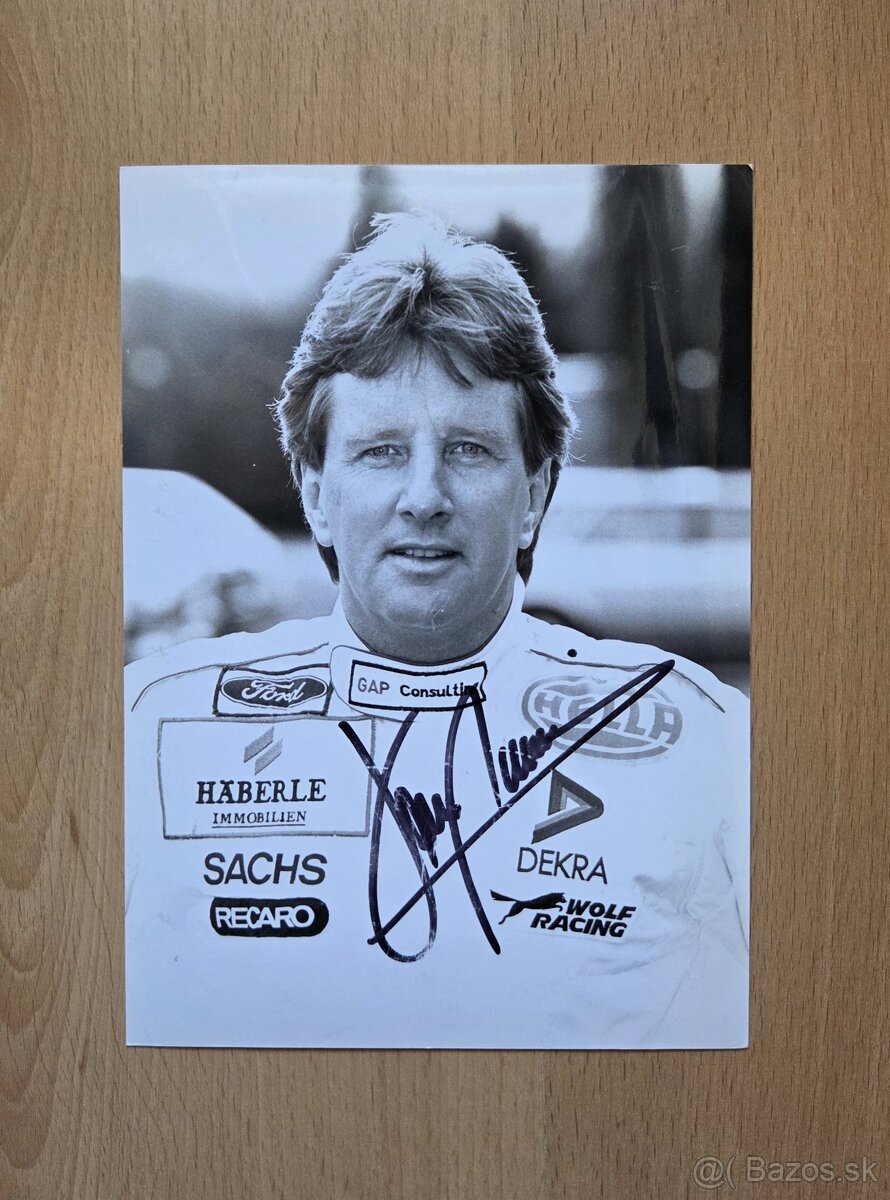 Klaus Niedzwiedz Ford Motorsport originální autogram