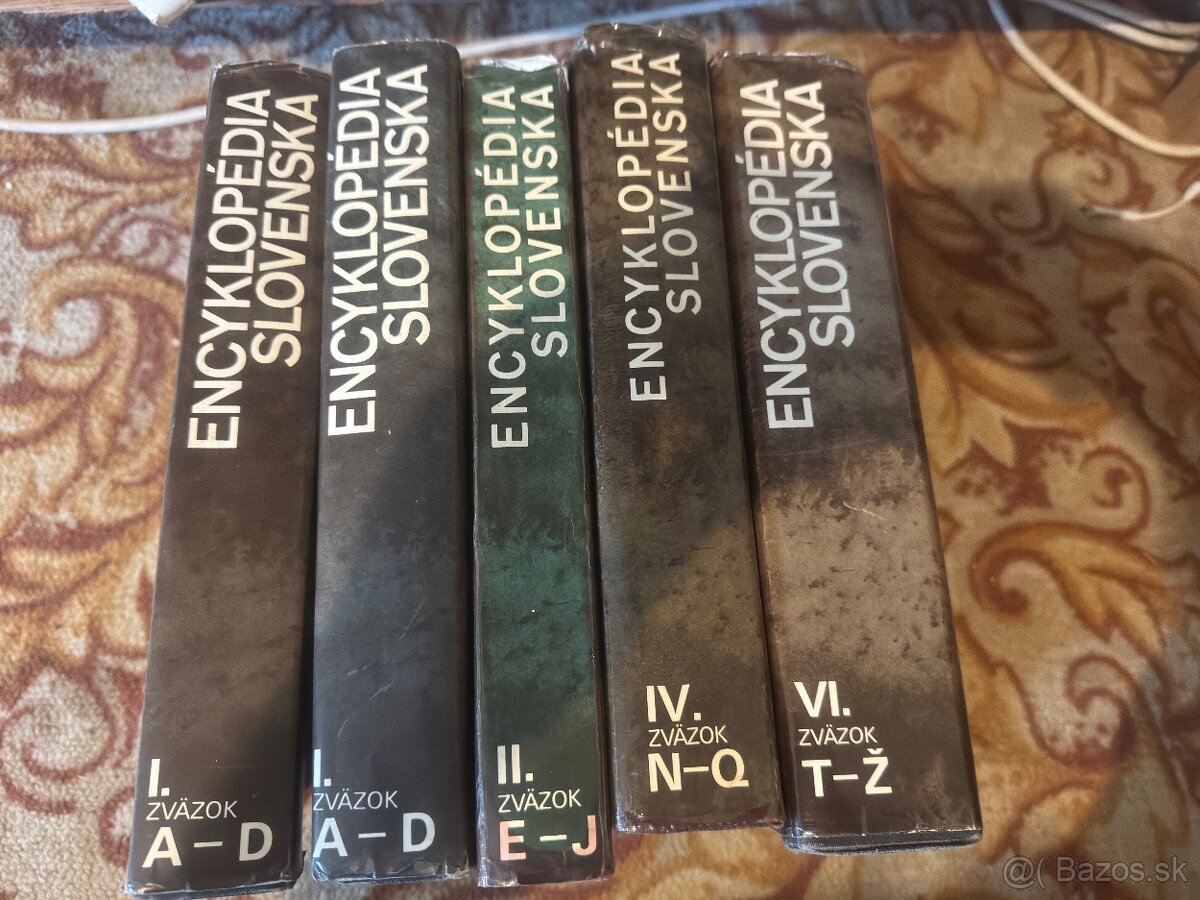 Predám knihz Encyklopédia Slovenska 1.,2.,4.,6.