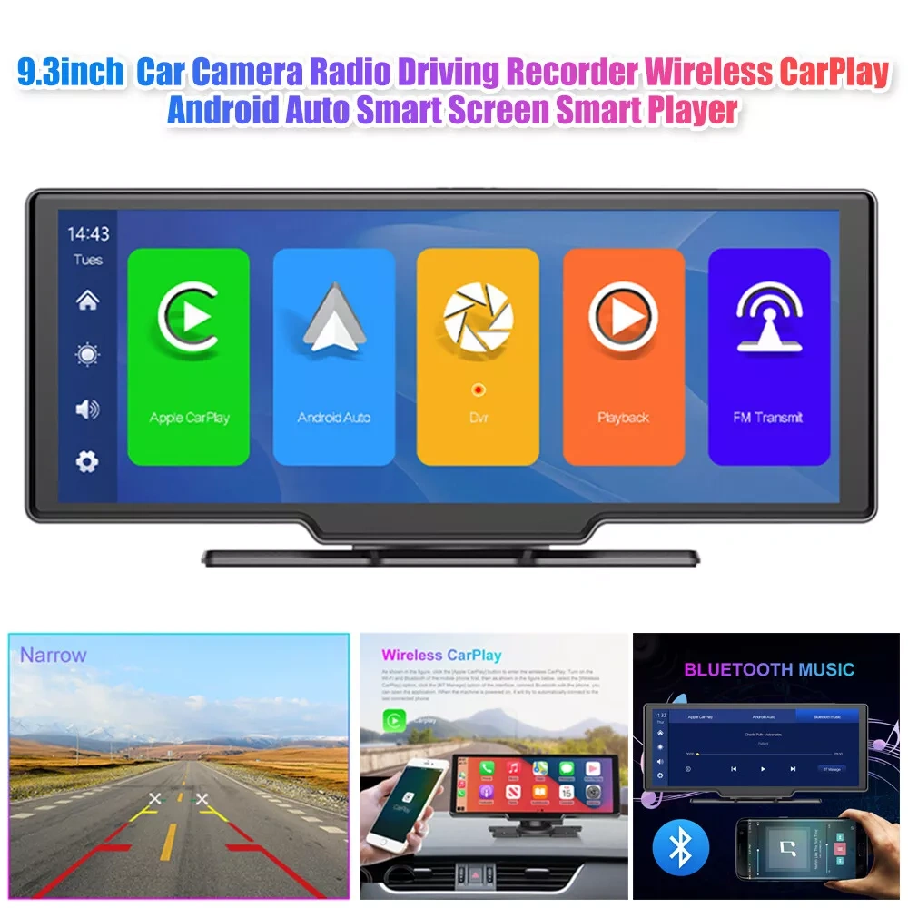 Autorádio s CarPlay/Android Auto/Bluetooth/FM – 2K