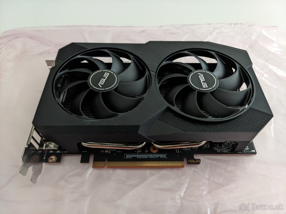 ASUS DUAL Radeon RX 7600 OC V2 8GB