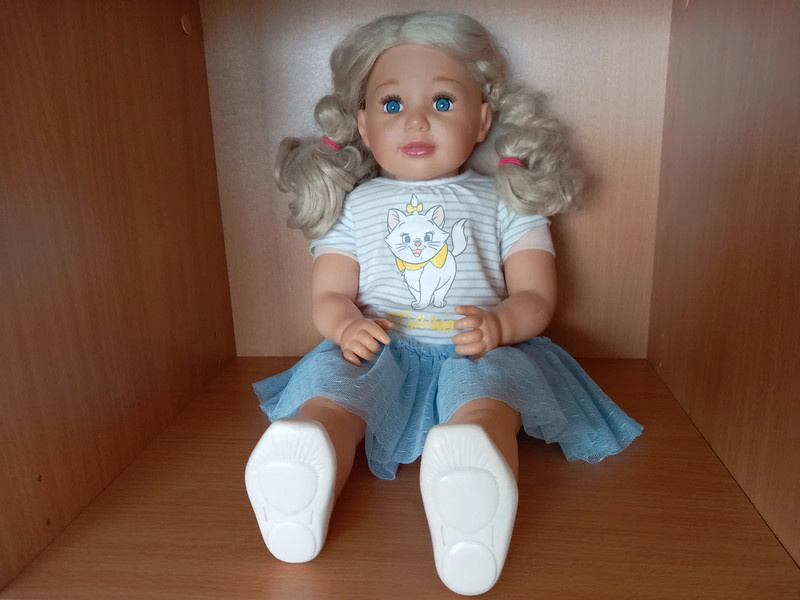 Bábika Sally 63 cm - minimálne hraný stav, bez vád
