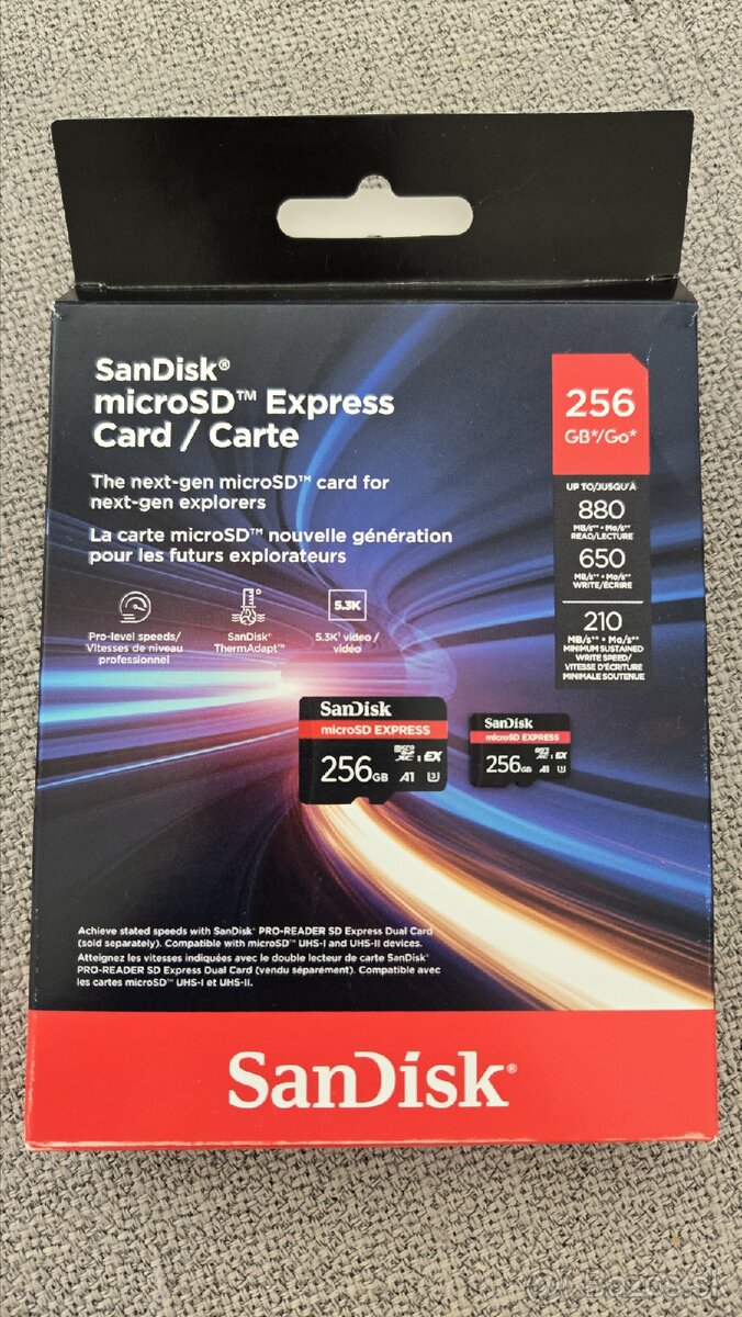 SanDisk microSD Express 256 GB pamäťová karta