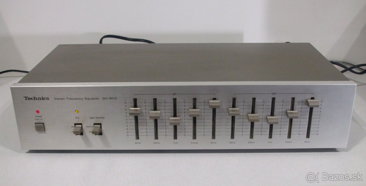 2x5 pasmovy equalizer TECHNICS SH-8010, vyroba v Japan, AE02
