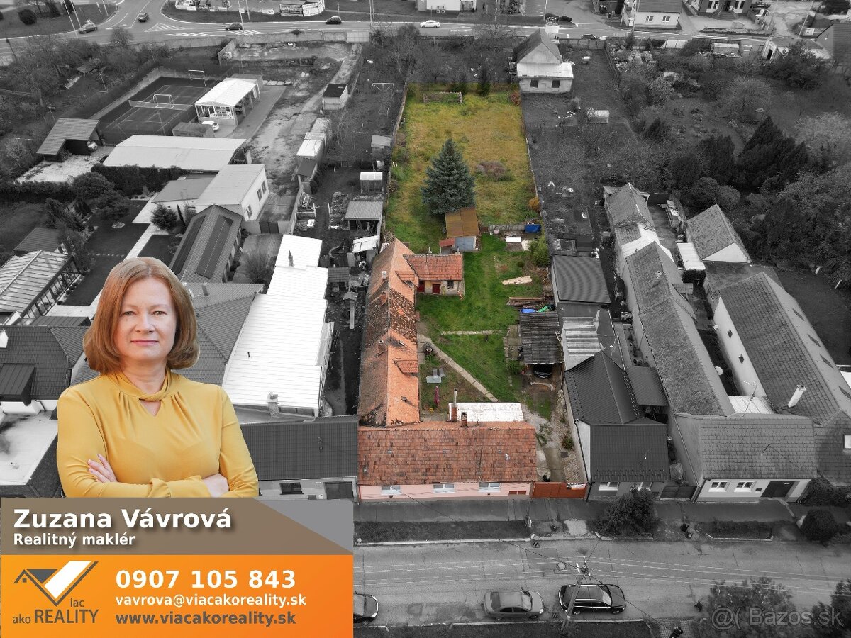 Rodinný dom s veľkým pozemkom 1917 m² v tichej časti Holíča