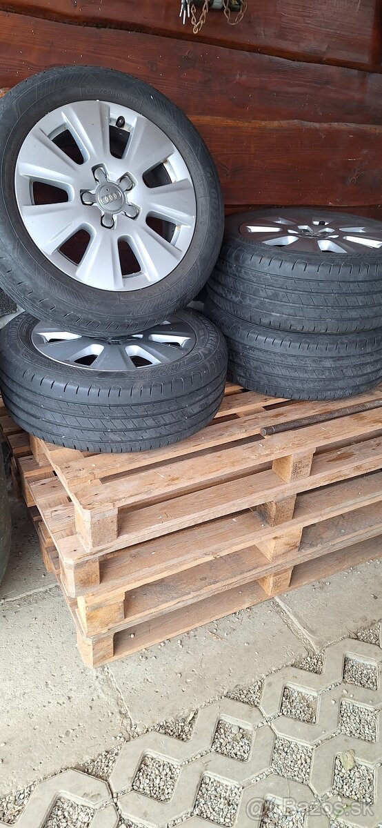 Predám letnu sadu kolies 205/55 R16