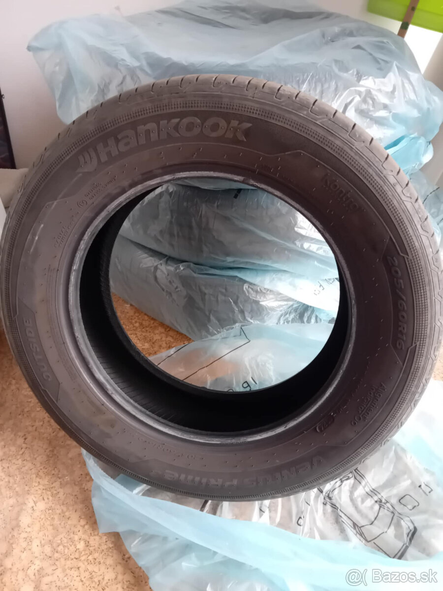 takmer nové pneumatiky