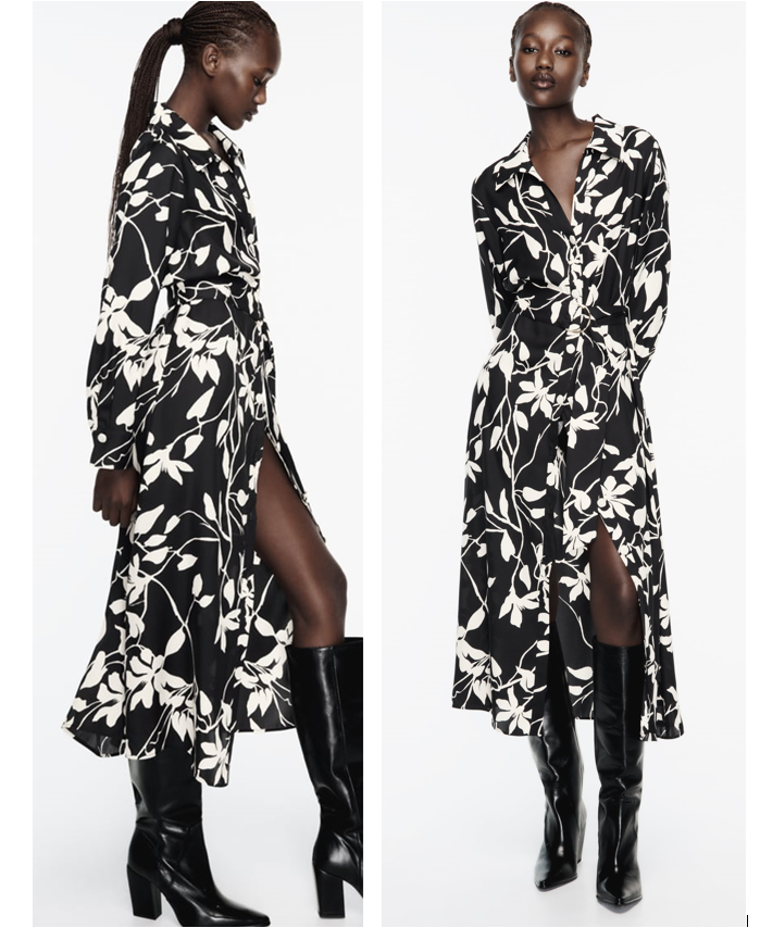 Košeľové šaty ZARA v.L