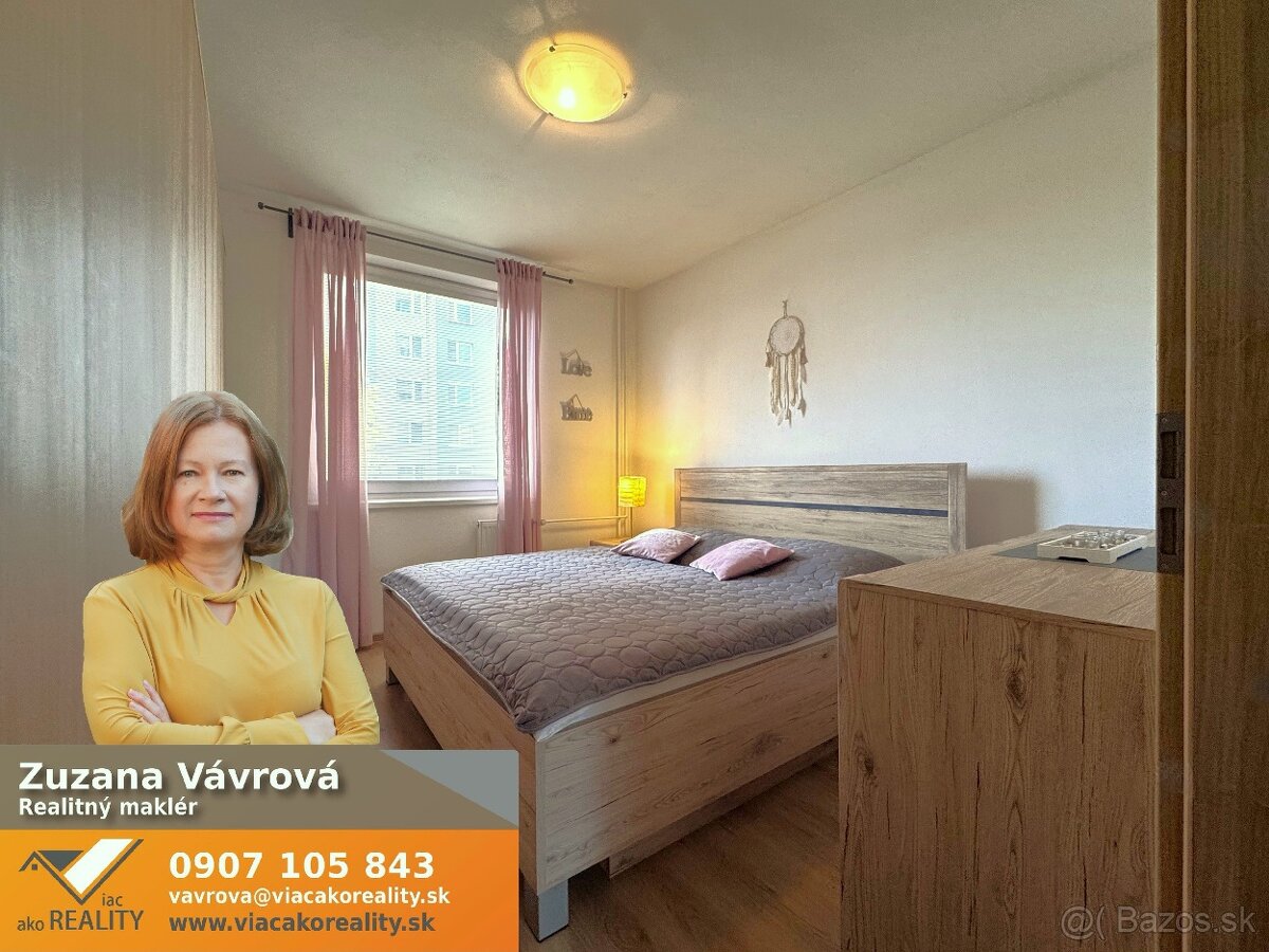 Na predaj pekný 3 izbový byt Skalica, ulica Záhradná