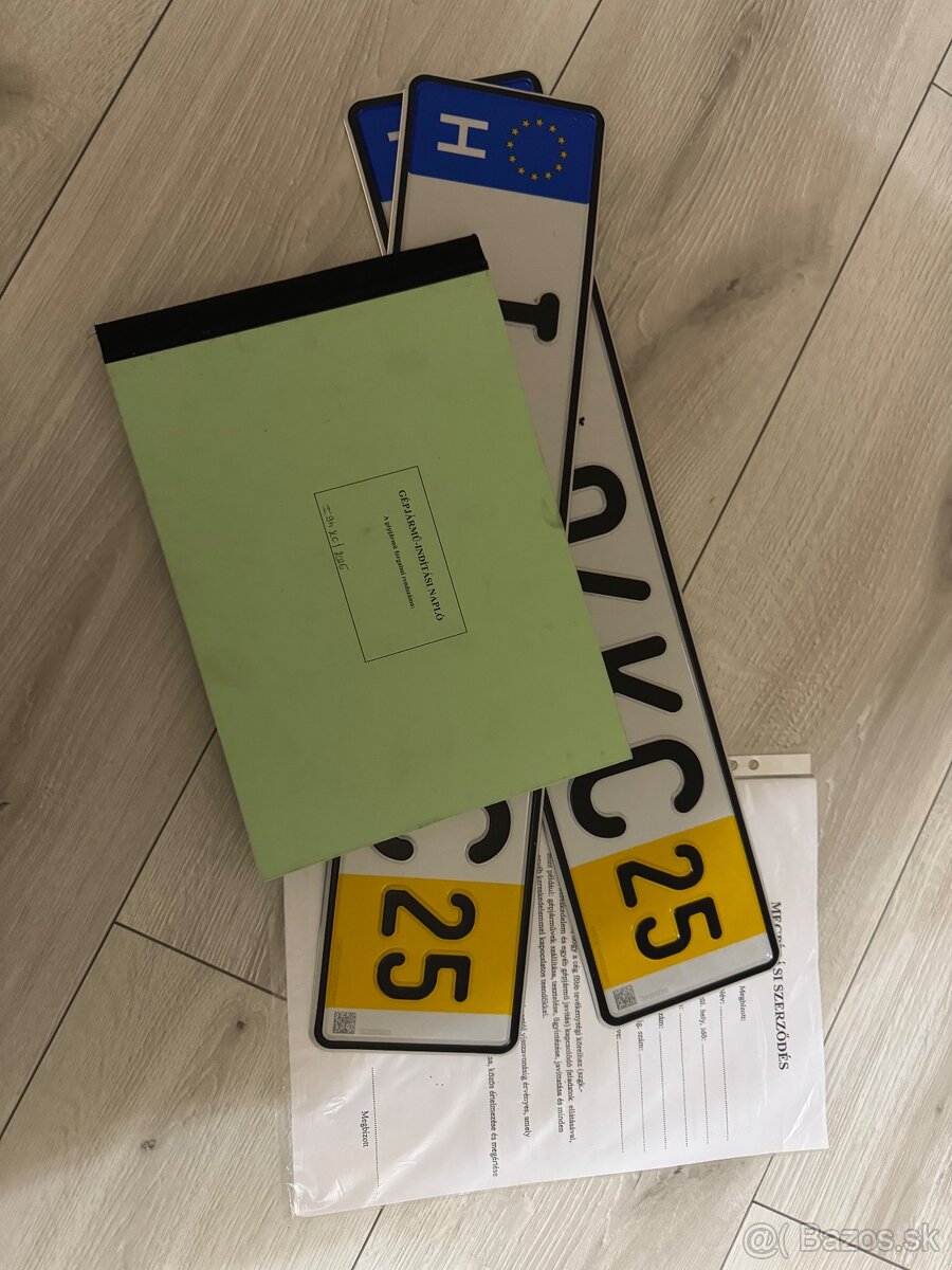 Prevozne Madarske SPZ EU.SK