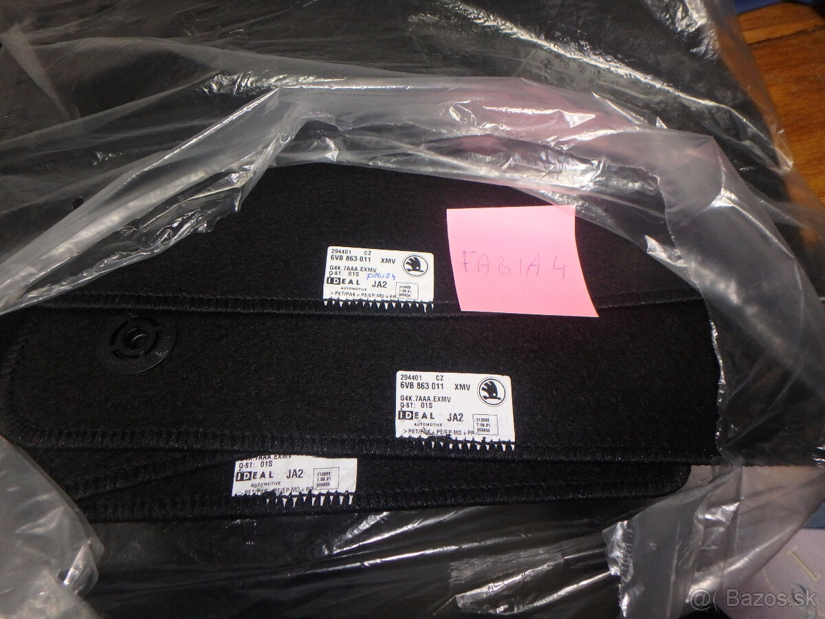 Koberce do auta Škoda, Audi, VW, Seat...