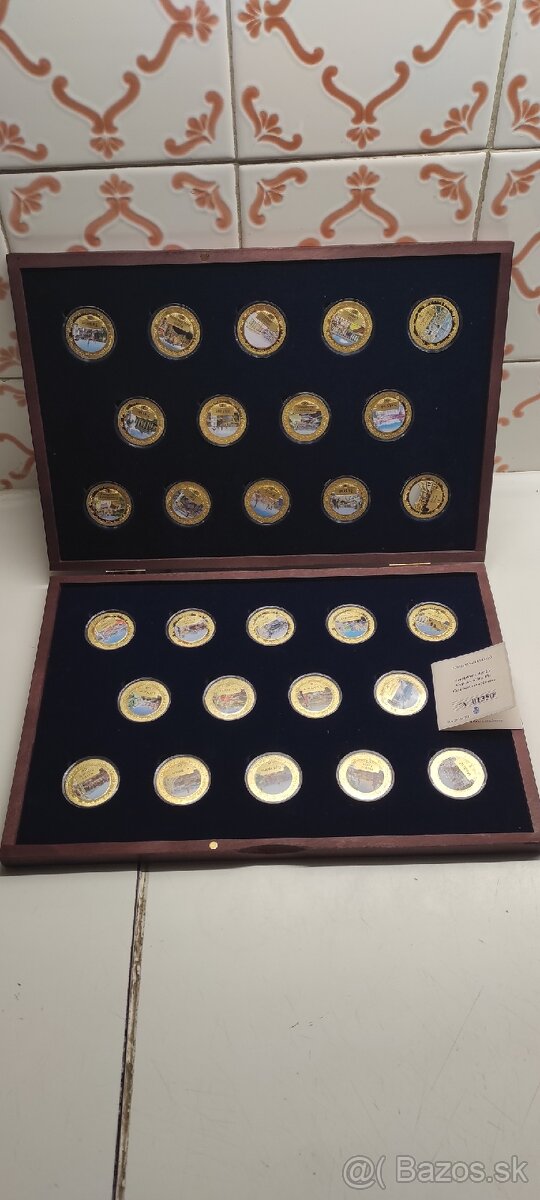 Mince EU miest pozlatene