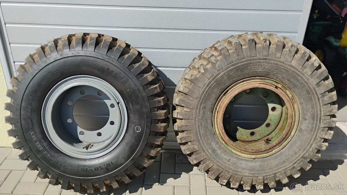 Kolesa 7t vlecka 10,50-16