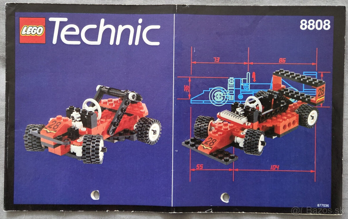 Lego Technic 8808, 90 roky, Na predaj