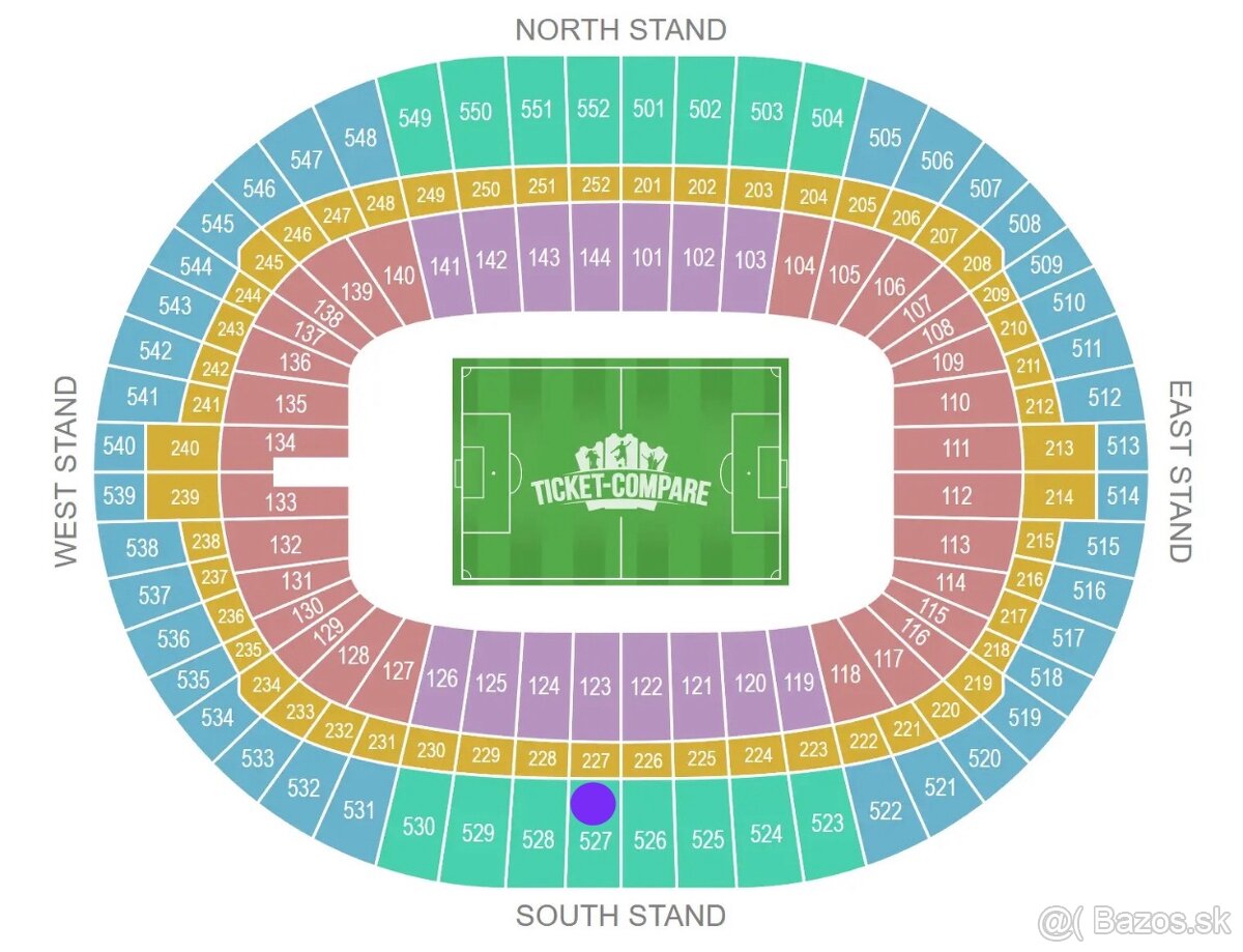 2 x vstupenka Coldplay 6.9.2025 (sobota) Londyn