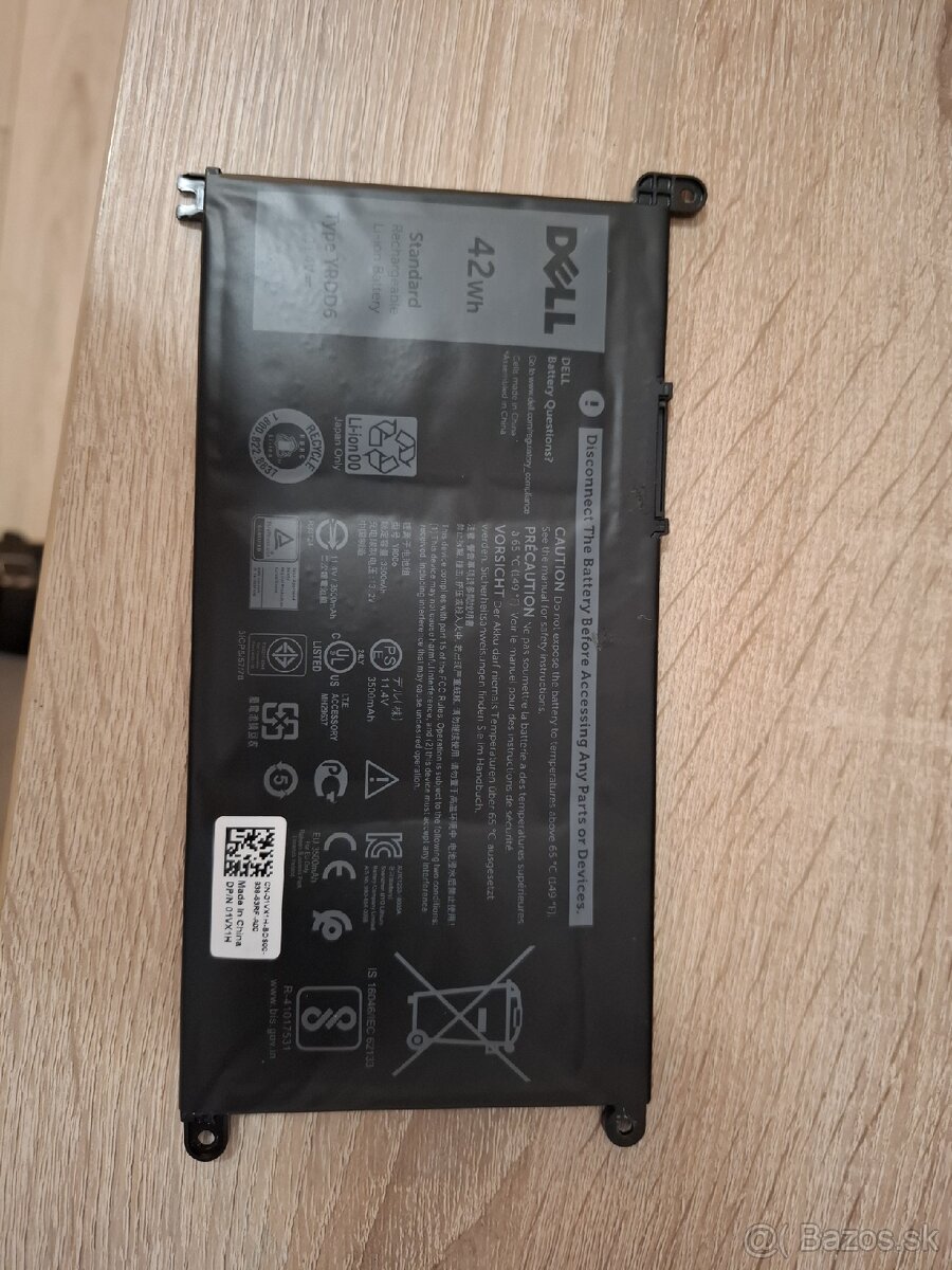 Dell bateria 42Wh YRDD6 1VX1H
