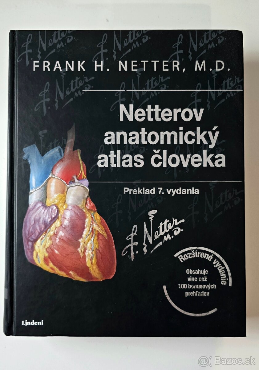 📘 Netterov anatomický atlas, 7. vydanie TOP stav