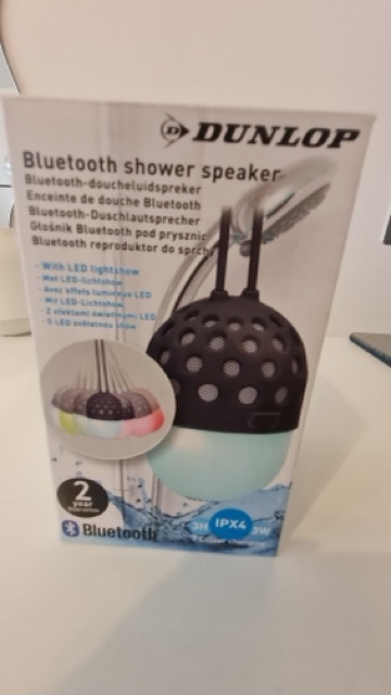 Dunlop Bluetooth shower speaker - 3W - nový