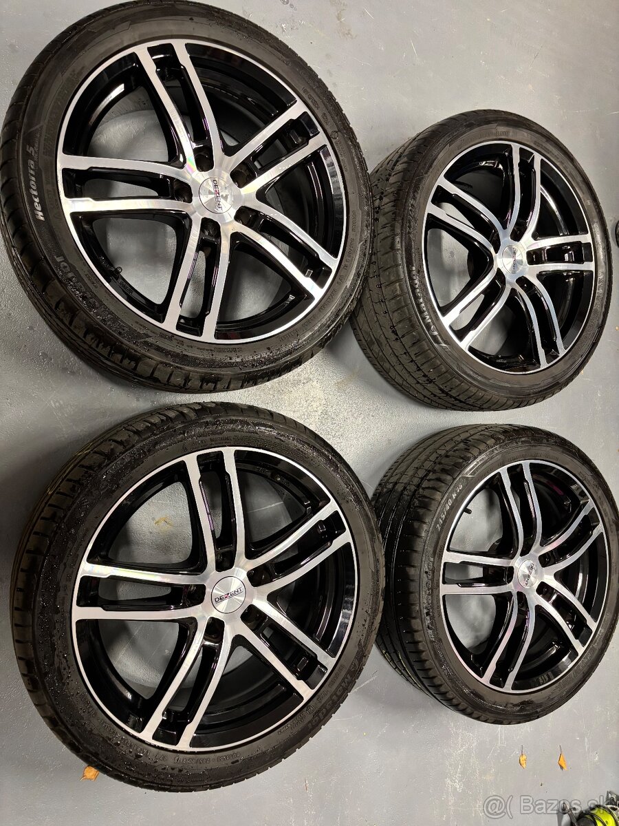 Predám elektróny DEZENT s letnými pneumatikami