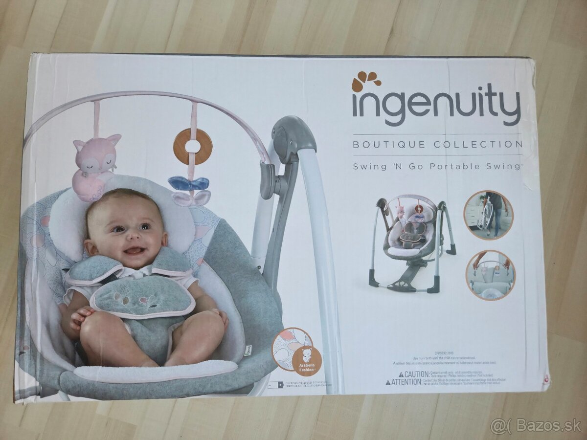 Predám automatické detské hojdacie kresielko Ingenuity