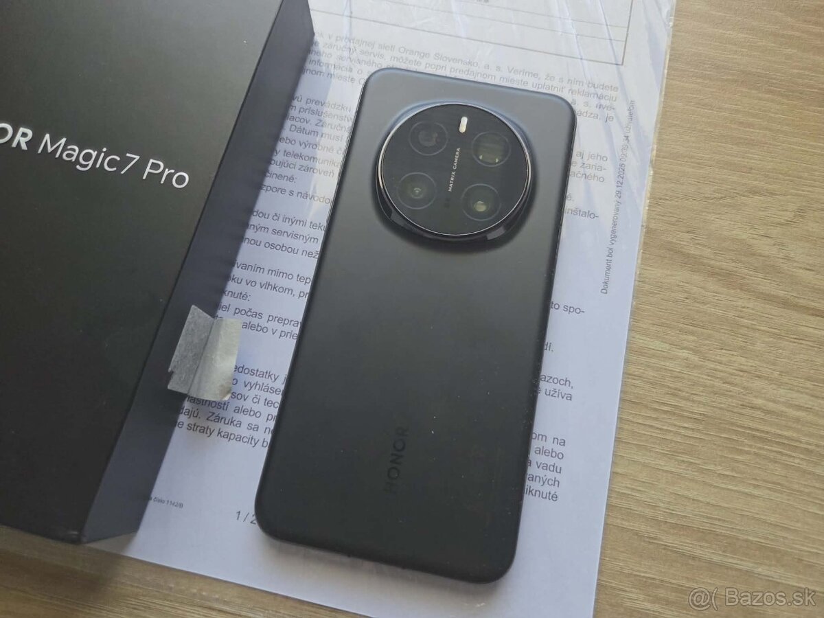 HONOR Magic7 Pro 12GB/512GB Black,top, zaruka