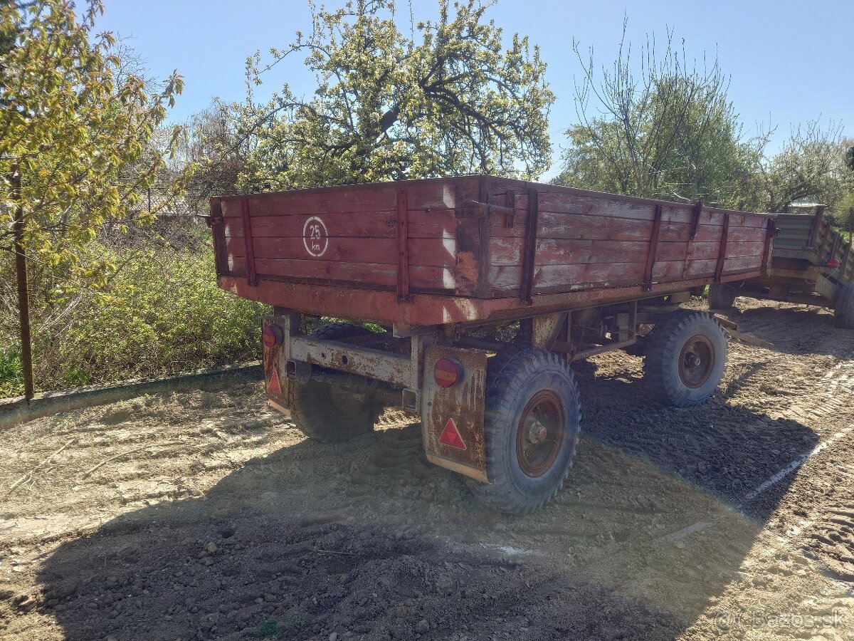 Vlecka za traktor 7t