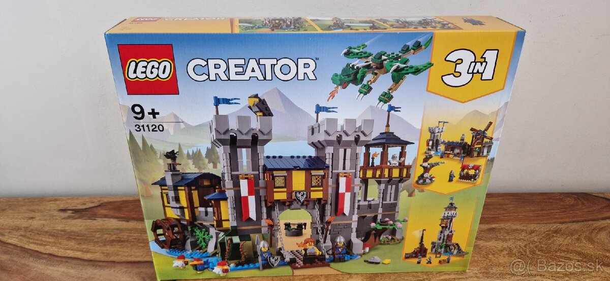 Lego 31120 Medieval Castle & 31161 Green Dragon