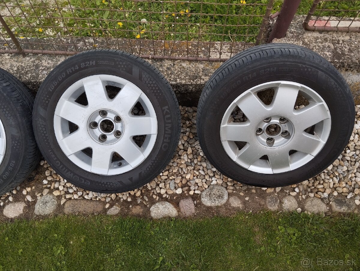 5x100 R14 letné gumy