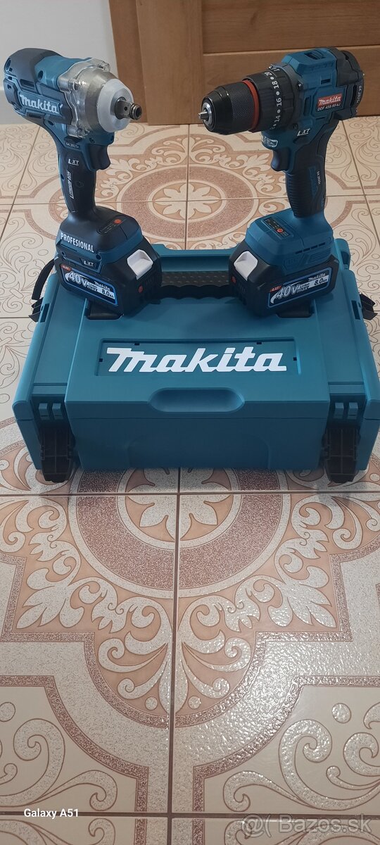 AKU VŔTACÍ SKRUTKOVAČ A UŤAHOVÁK MAKITA