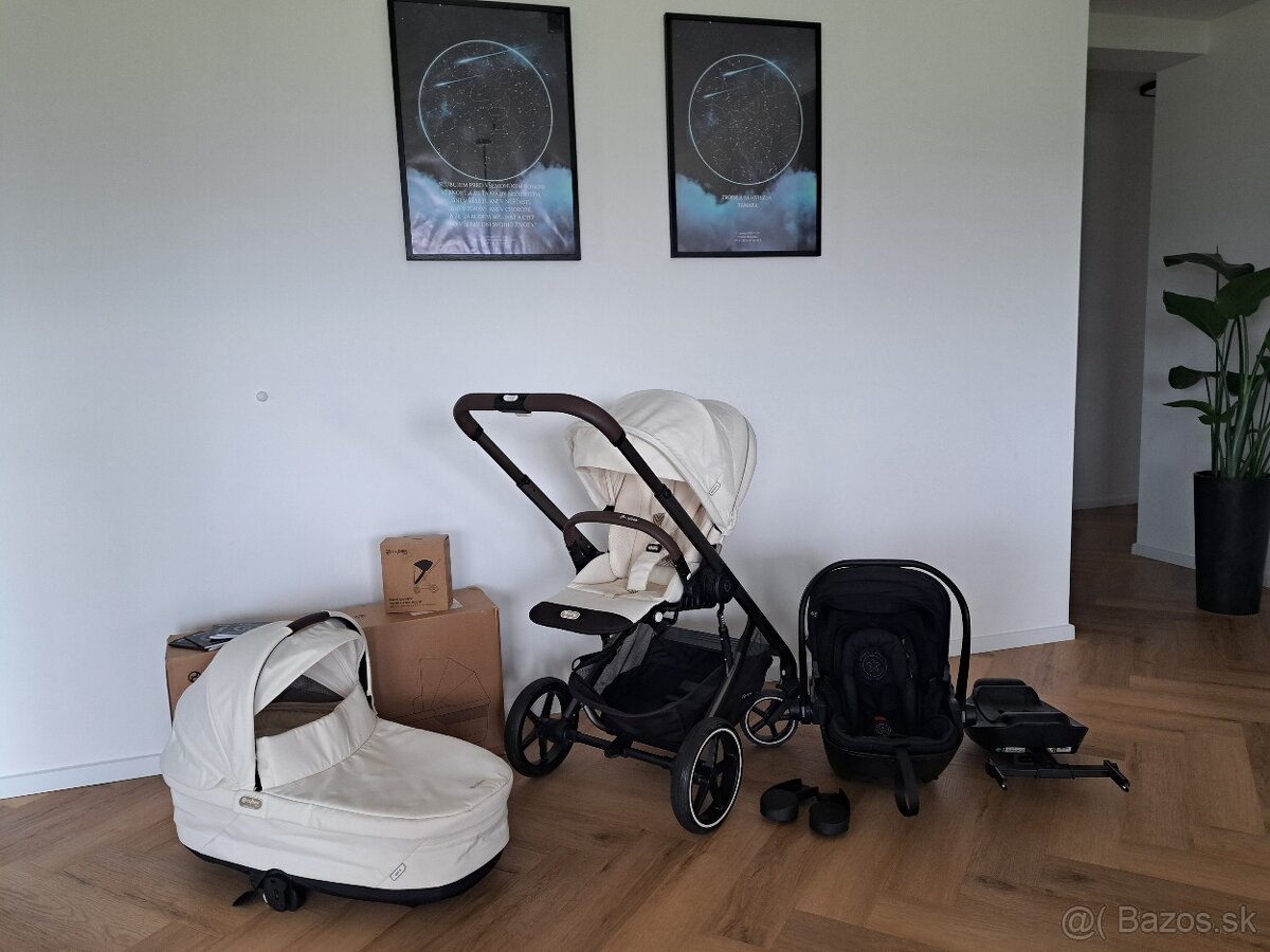 CYBEX Kočík kombinovaný Balios S Lux Seashell Beige 2023