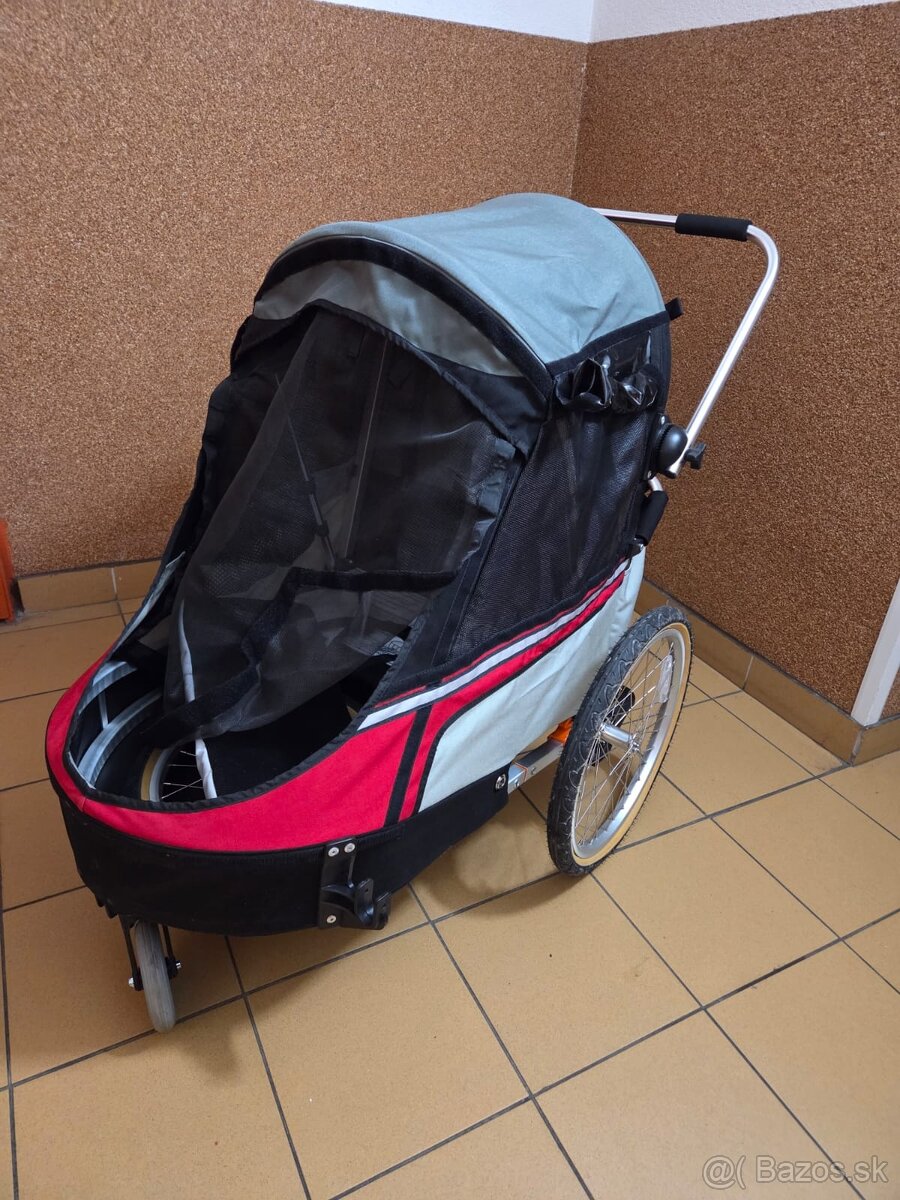 Cyklovozik Wike 3v1 s bocnym vetranim odpruzeny