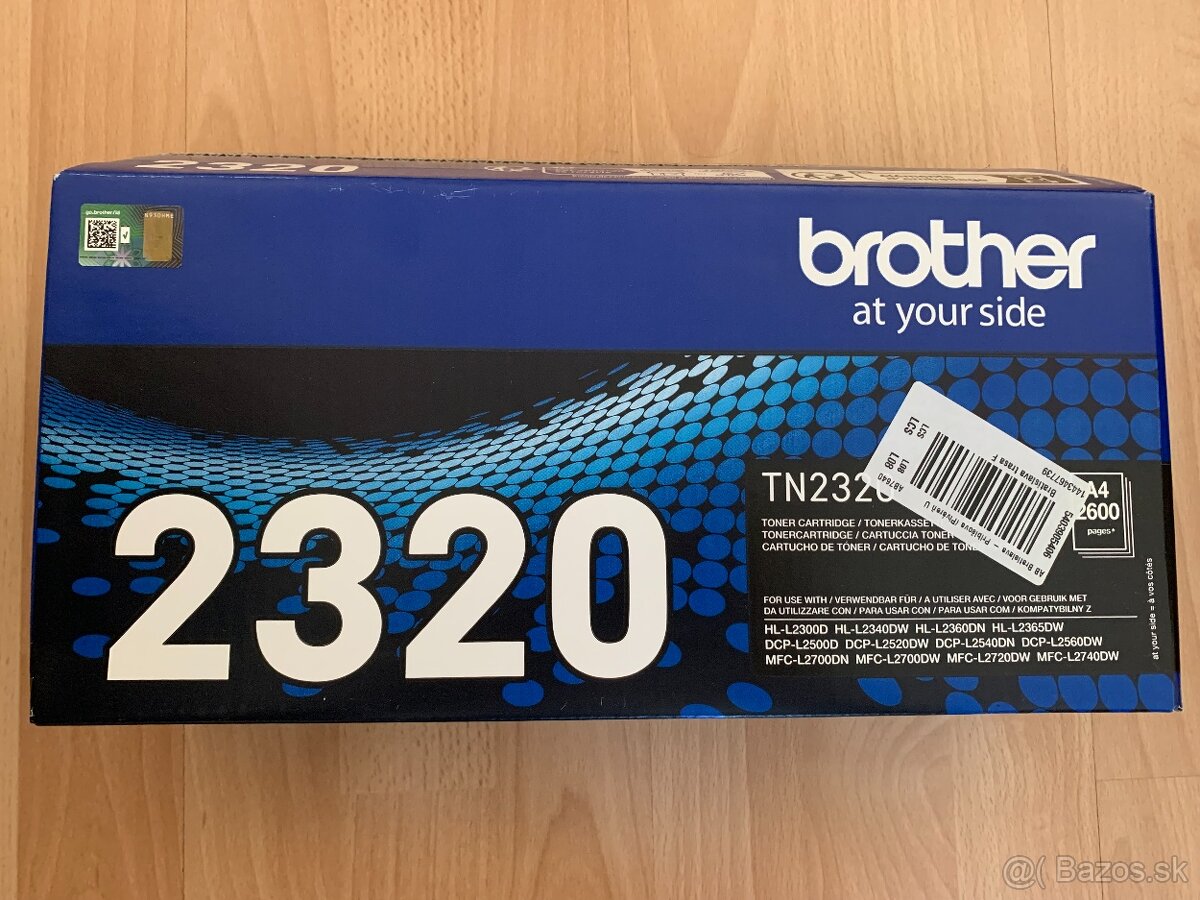 Toner Brother TN-2320 – rozbalený, nepoužitý
