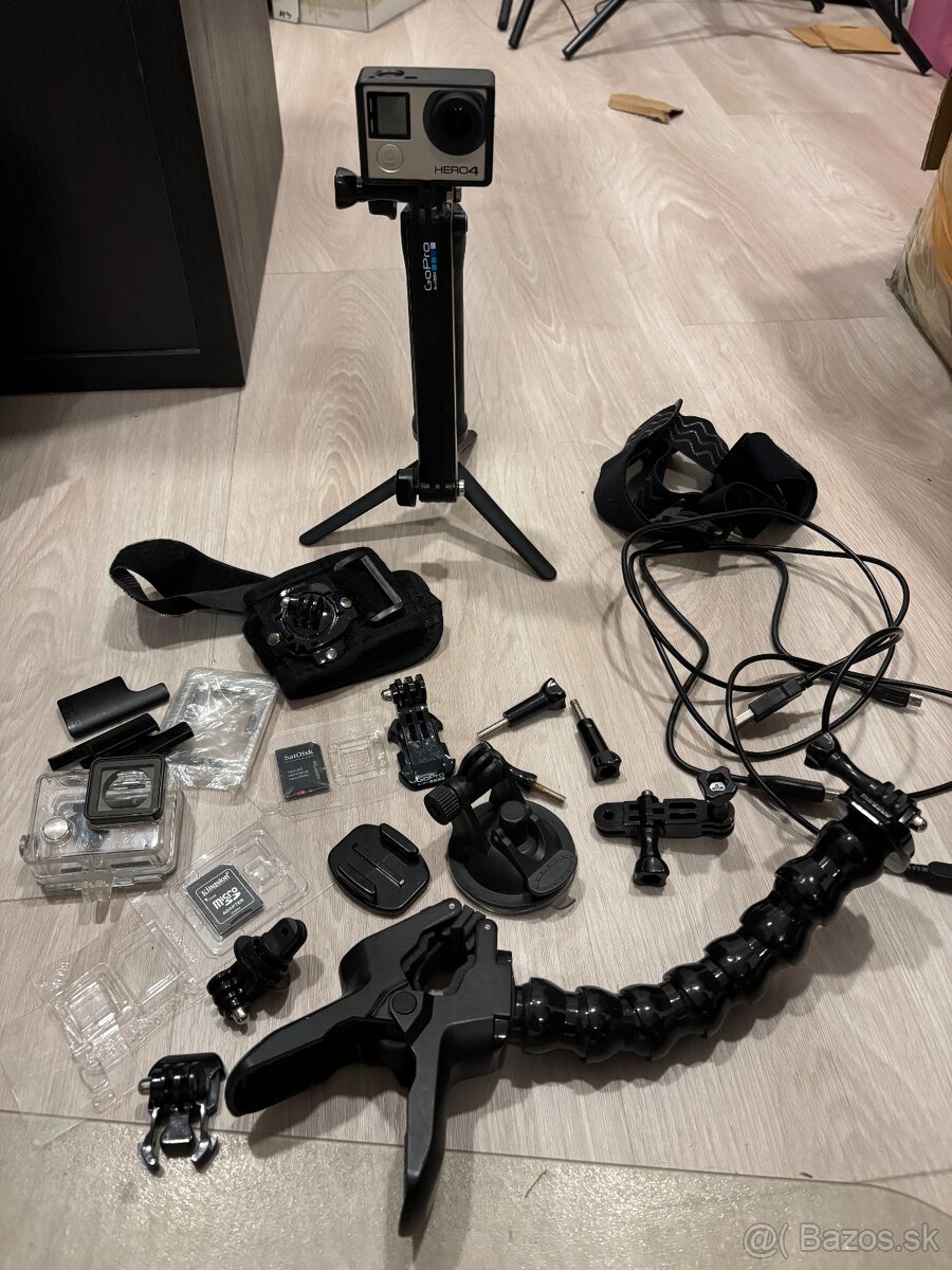 Predám GoPro Hero4 Black + bohaté príslušenstv