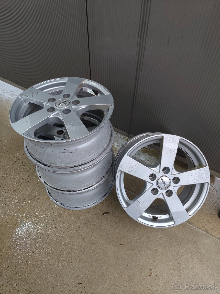 Predám hliníkové disky DEZENT 5x114.3 R16