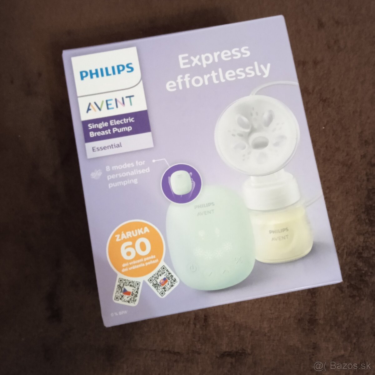 PHILIPS AVENT Elektronicka odsavacka mlieka + flasa
